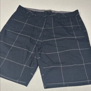 Hang Ten Navy Plaid Men's Shorts